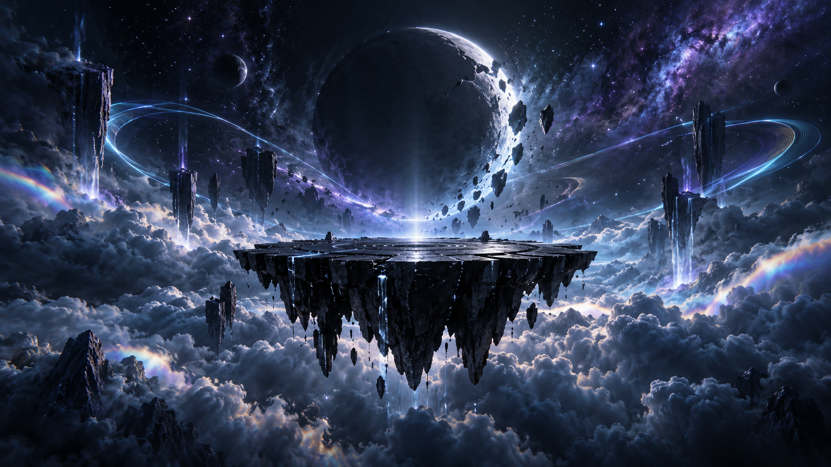 Cosmic scenery used only to demonstrate the selected layout